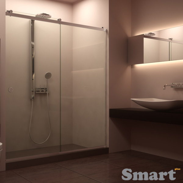 Sliding shower single